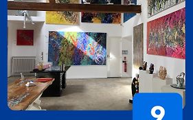 Bnb Maison D'Art Breakfast In The Art Gallery
